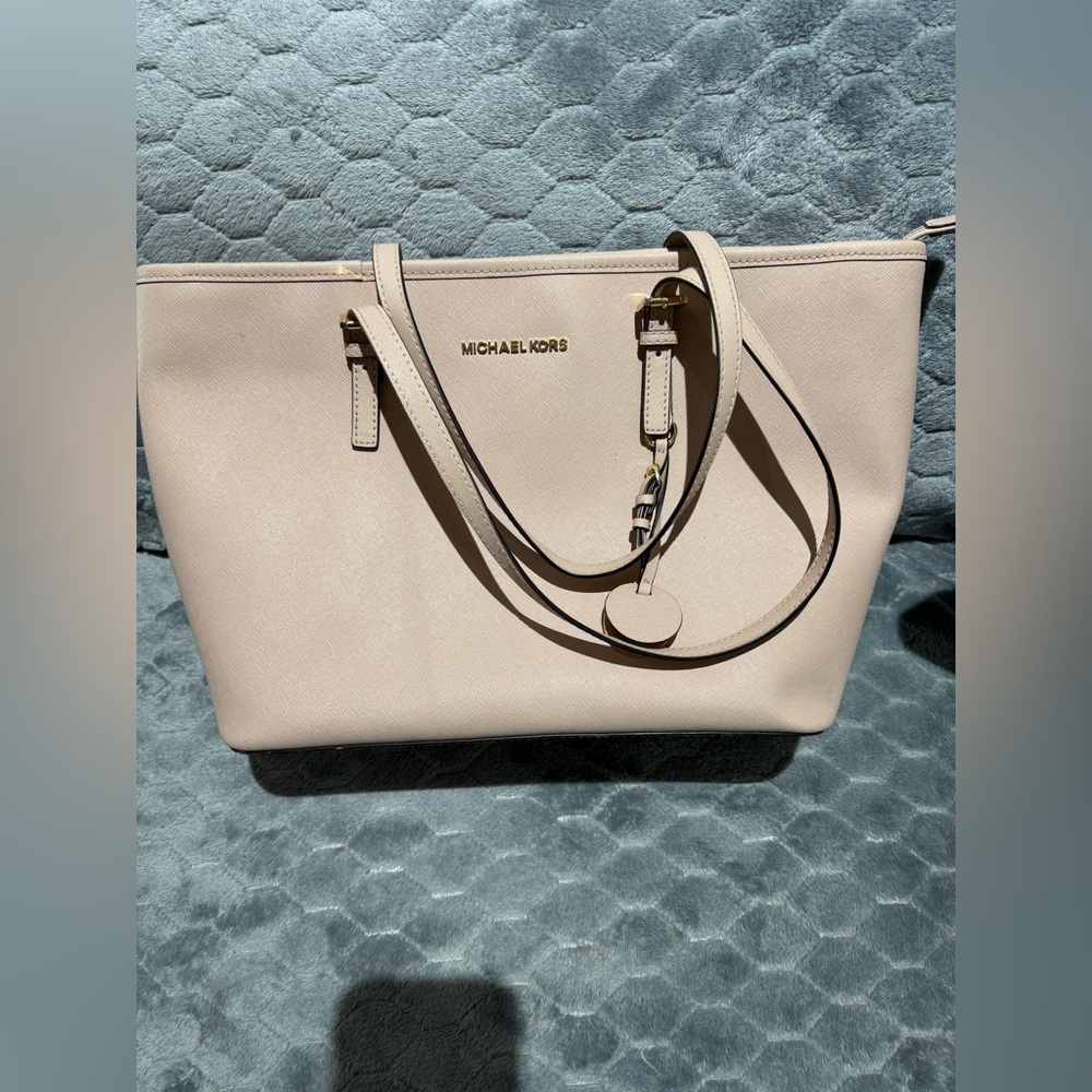 Michael Kors Leather Tote | Ballet Pink